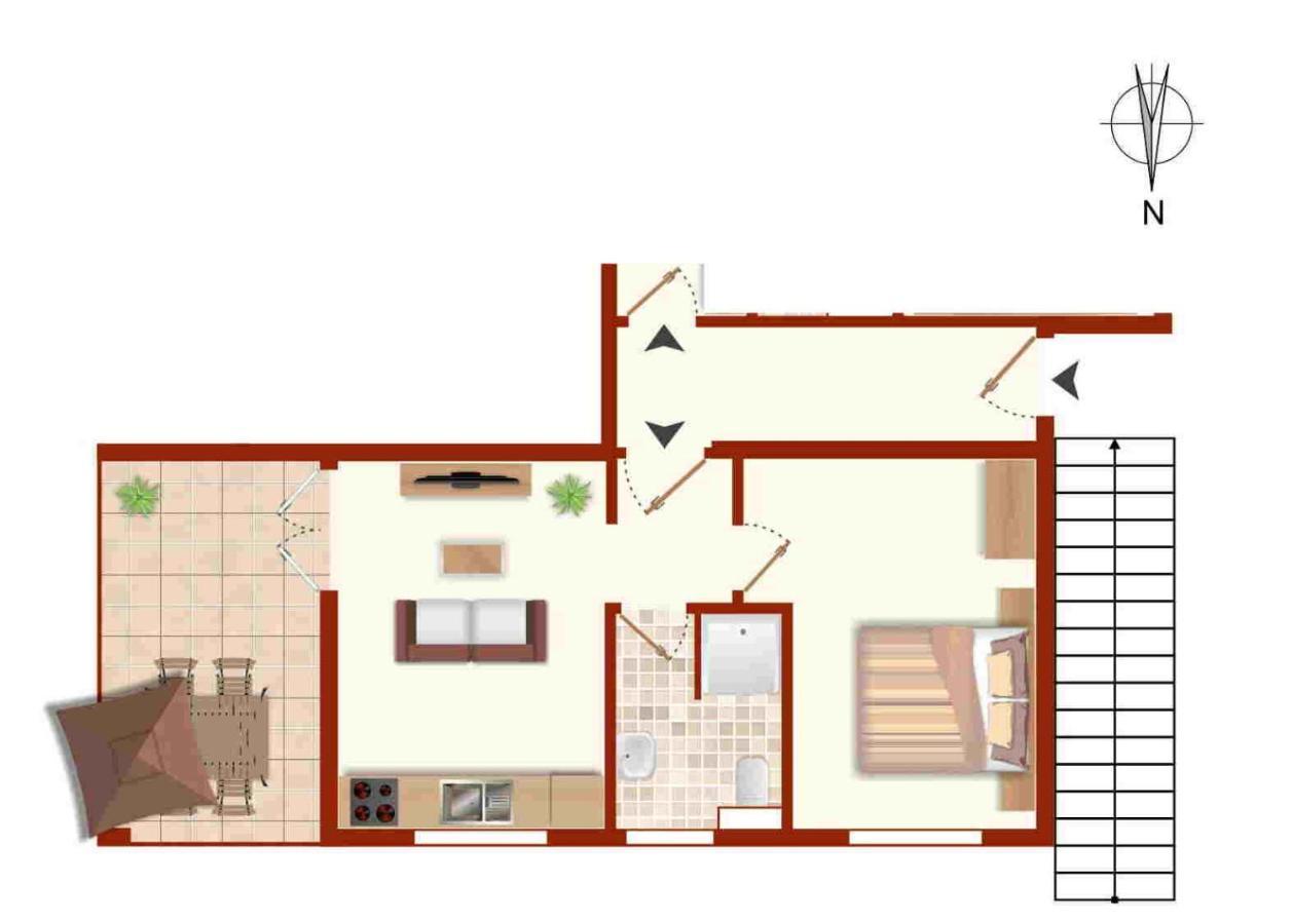 Apartment Novak Vir Eksteriør billede